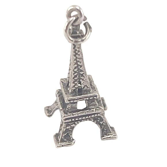 Eiffel Tower Charm Sterling Paris Travel Charm - Picture 3 of 7